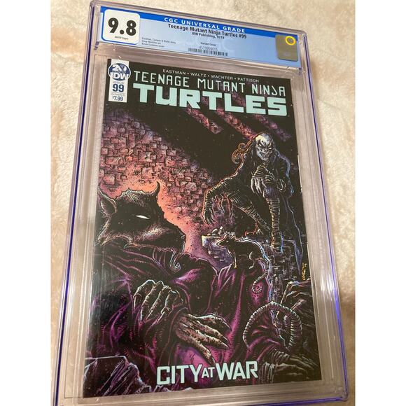 9.8 CGC Rating TMNT#99 2019  Eastman Variant Teenage Mutant Ninja Turtles IDW - Picture 1 of 3